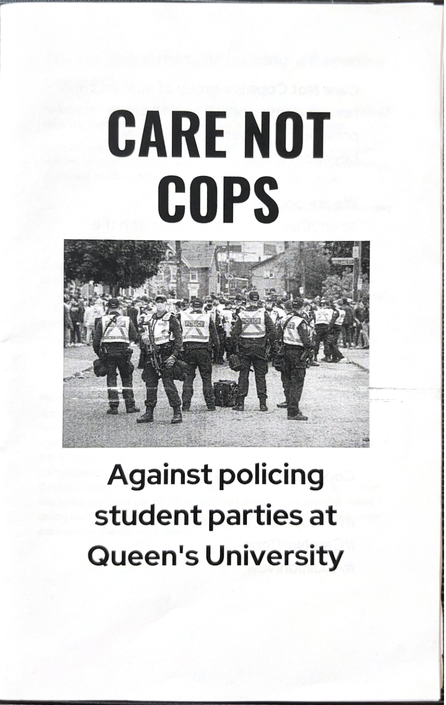 Care Not Cops